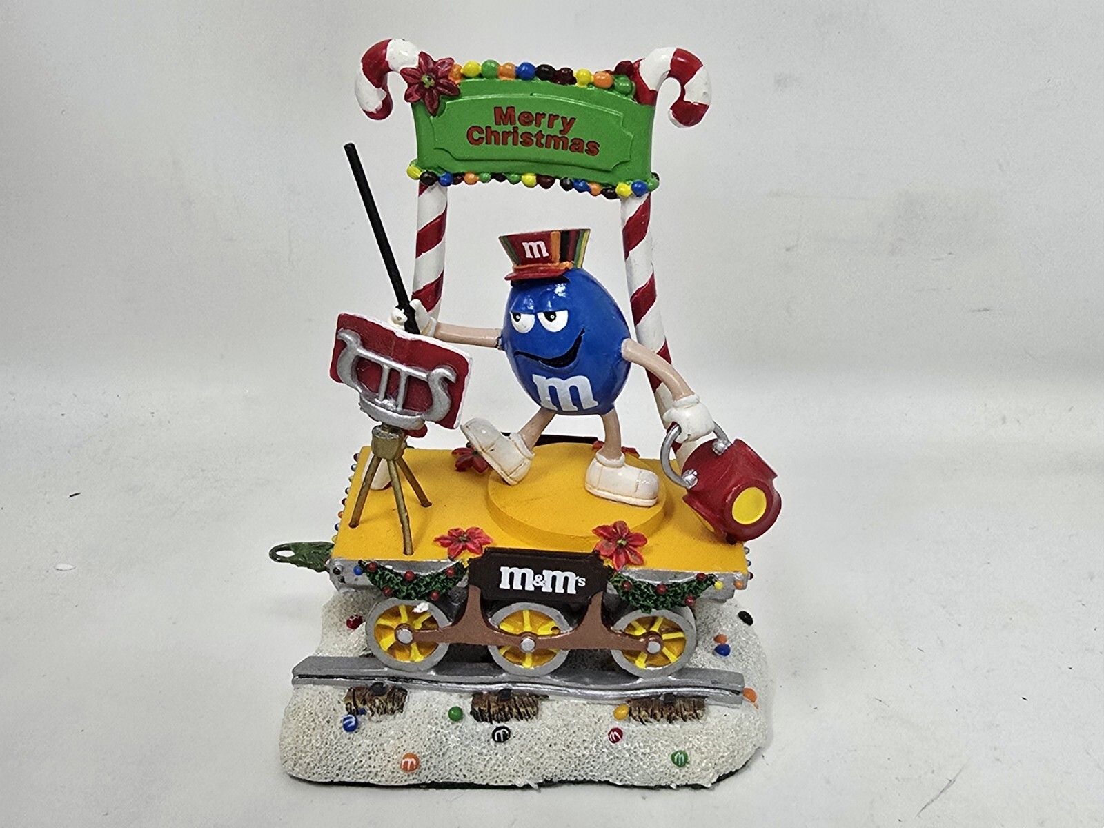 Danbury Mint The M&M's Merry Metro, Blue M&M Replacement Piece, Music Conductor