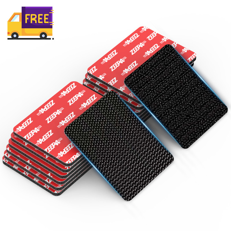 10 Sets Heavy Duty Hook and Loop Strips with Adhesive, Weatherproof Tape