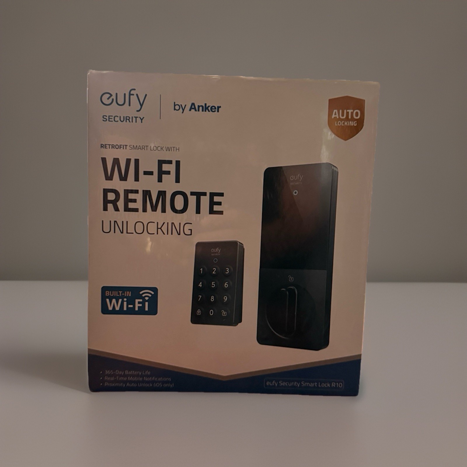 eufy Security Wi-Fi Smart Lock R10+Wireless Keypad, Keyless Entry Door Lock New