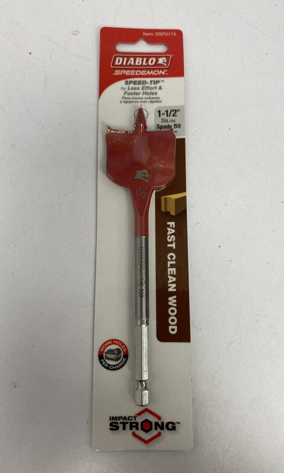 Diablo 1-1/2 in. Spade Bit DSP2170