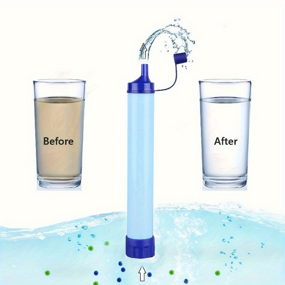 Portable Personal Water Filter for Hiking Camping Travel Emergency Preparedness
