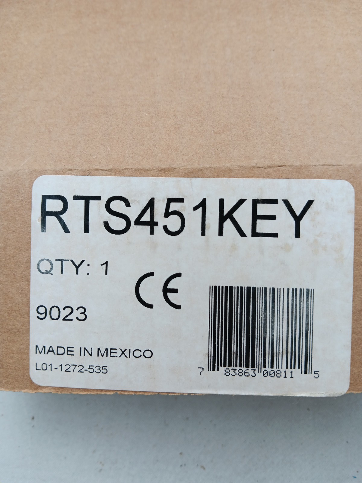 System Sensor RTS451KEY Fire Alarm Remote Test Station