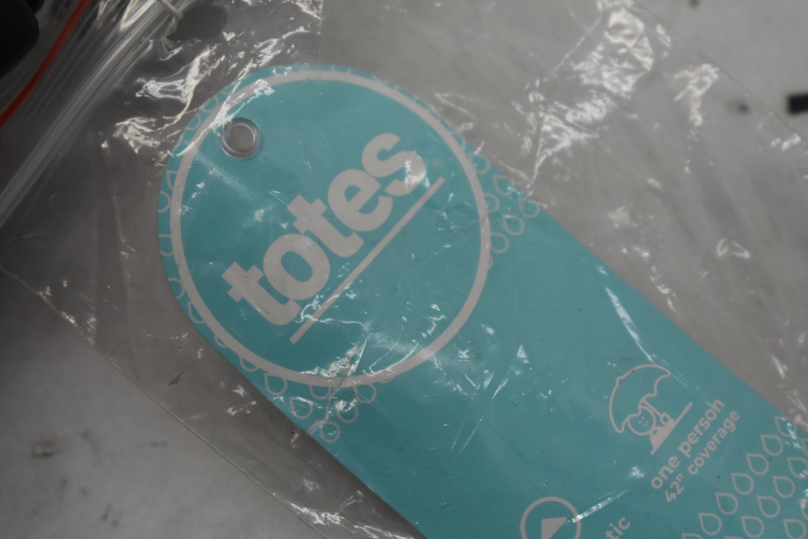 Totes Automatic Open Compact Umbrella Black 42in Company Branded Logo