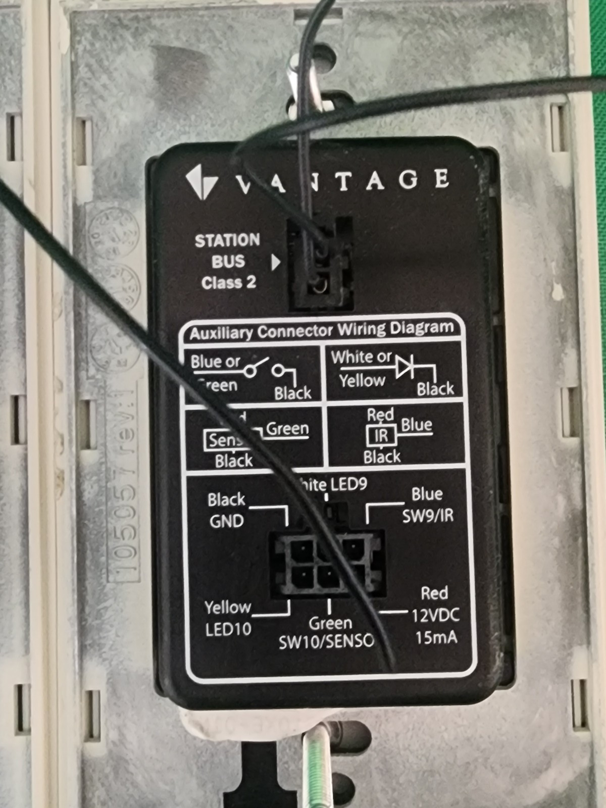 Vantage Controls WireLink Universal Dimmer Station / EasyTouch Glass *4 Button*