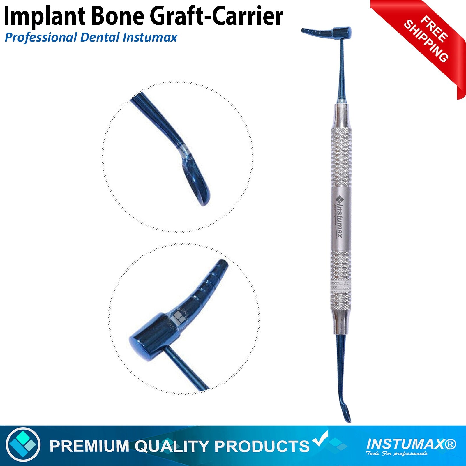 Dental Bone Graft Instruments Implant Surgery Plugger Condenser Carrier Amalgam