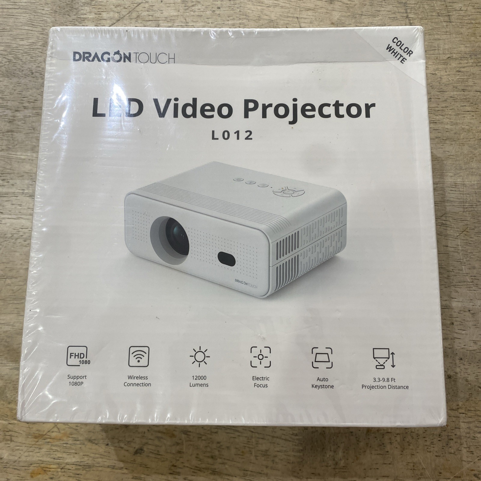 Electric Focus Mini Projector with 5G WiFi and Bluetooth, Support FHD 1080P S...