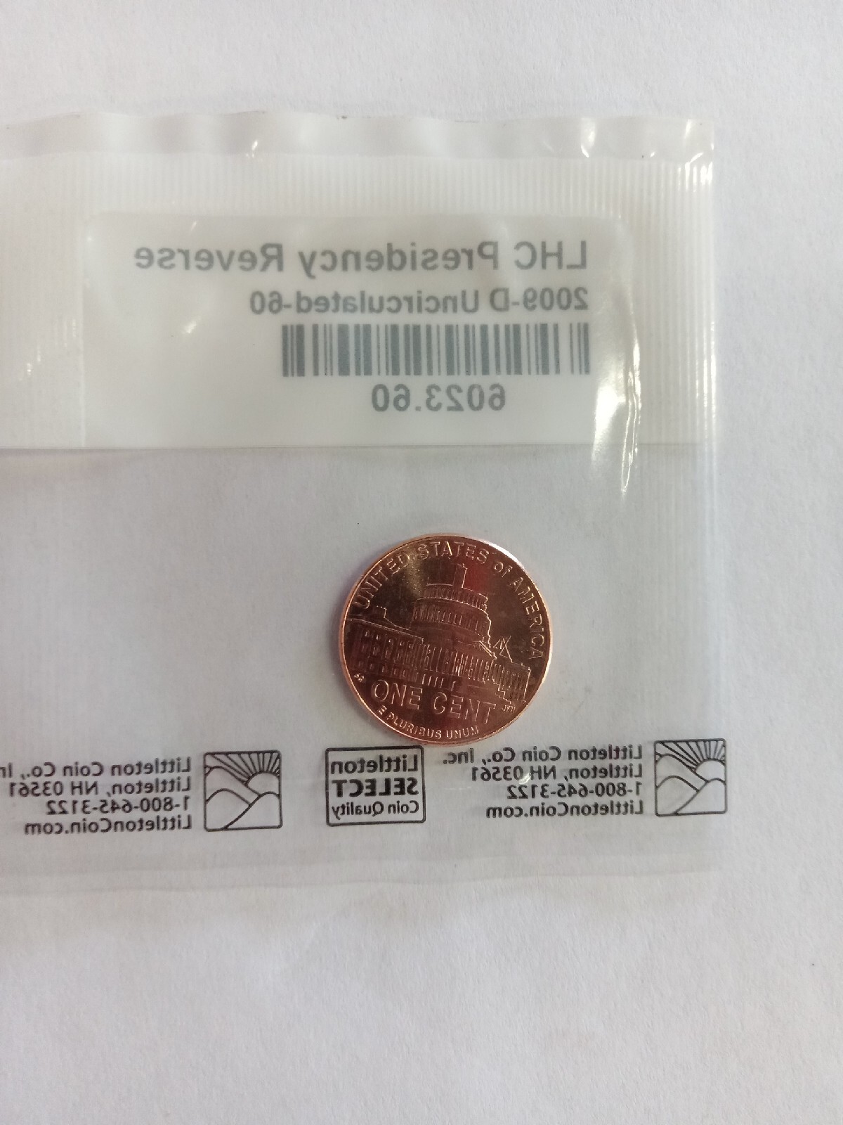 Two 2 2018-D, 2009-D Uncirculated Lincoln Head Cents
