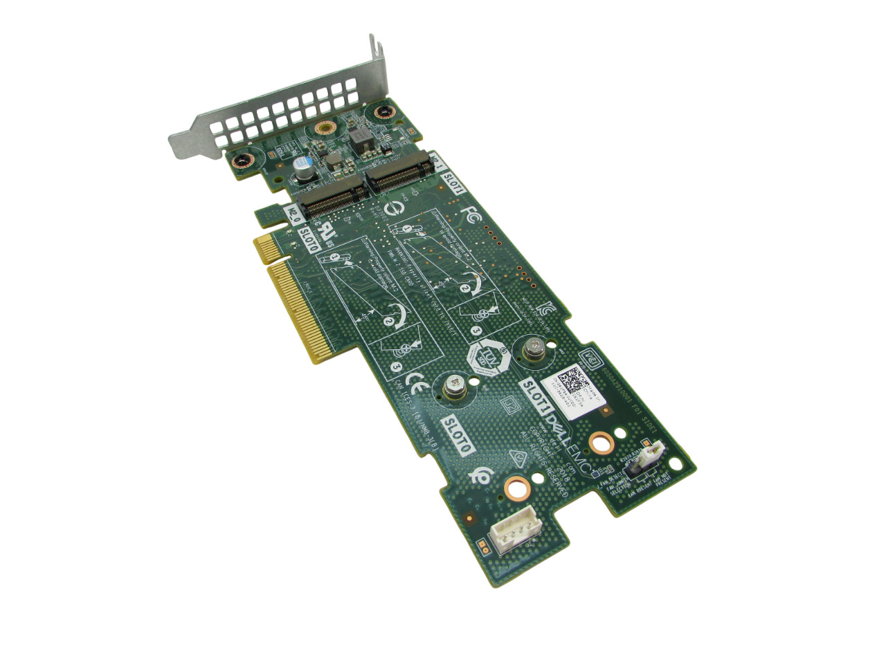 Dell Boot Optimized Dual M.2 SSD PCIe Half Height Card 61F54 No Storage
