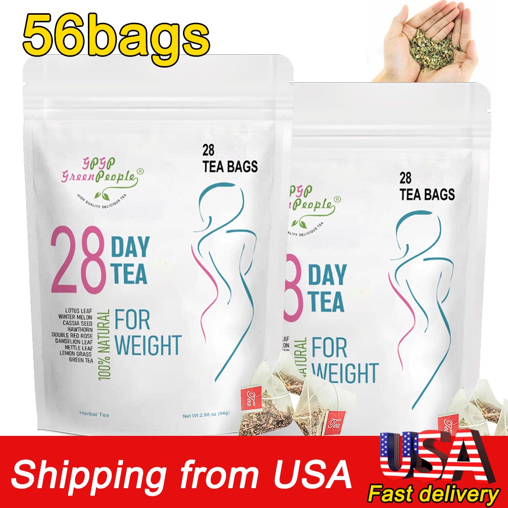 58 Day Detox Tea slimming Weight Loss to get Skinny belly Fit Tea DIVINA green
