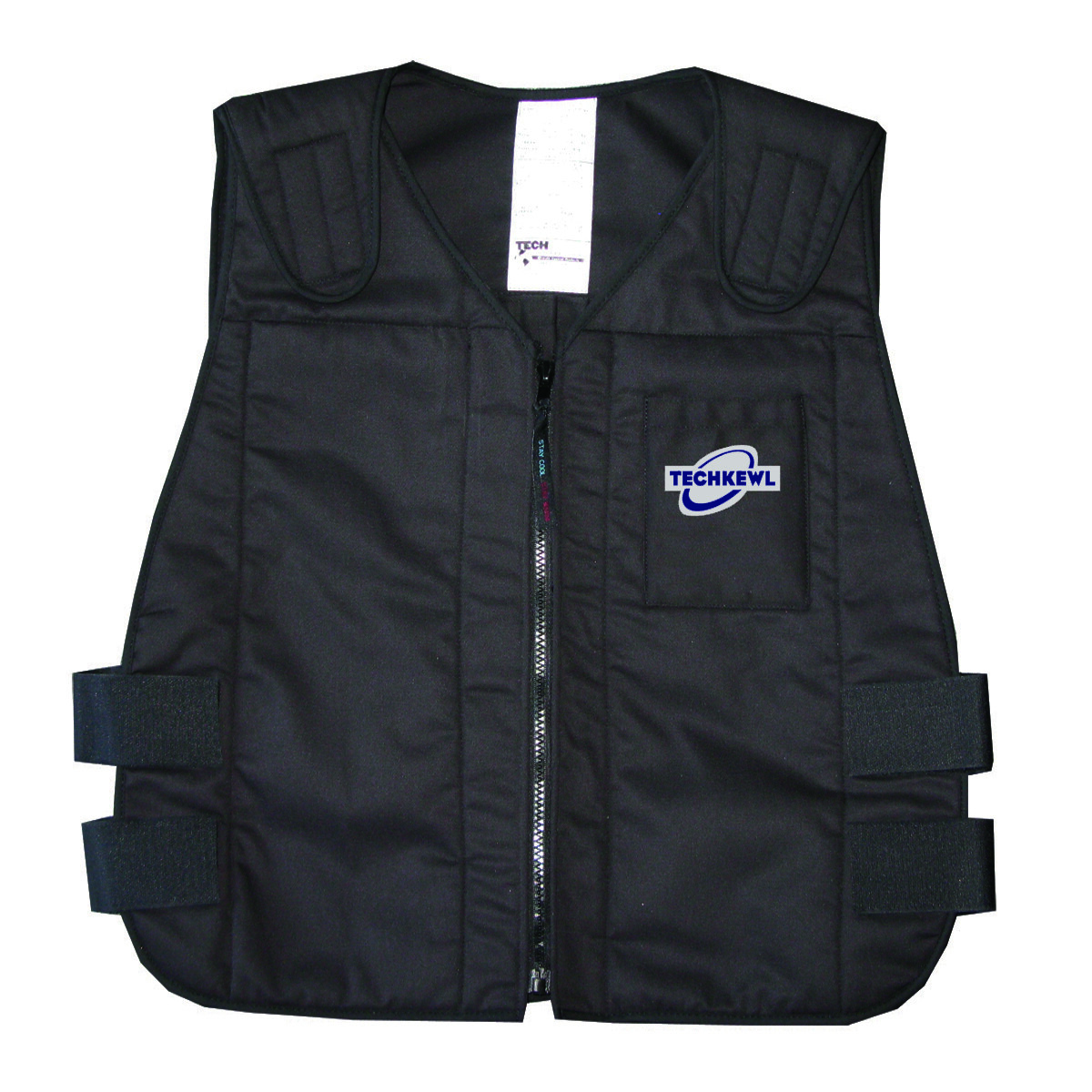 Techniche TechKewl Phase Change Cooling Vest with Inserts - Black - 6626-BK-M/L