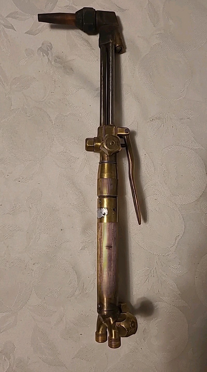 Vintage Cutting Torch Head and Tip Cutting Tool Attachment #442C