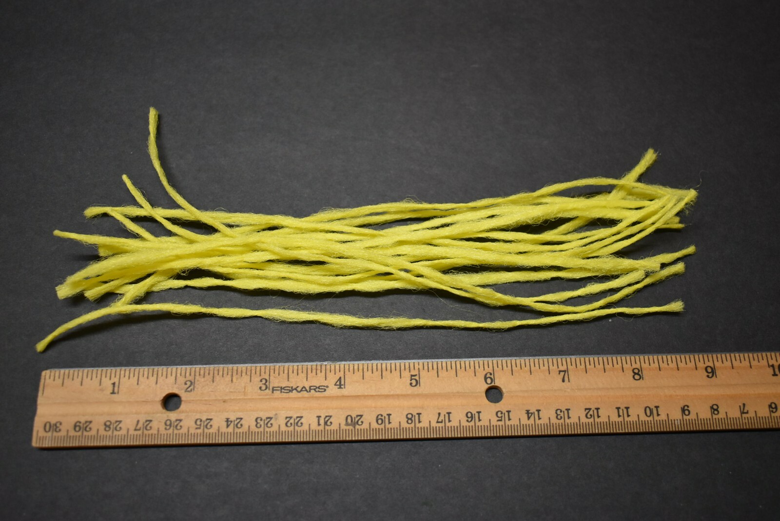 15  YELLOW Polypropylene Polypro Poly  Yarn / Parachute Posts Fly Tying