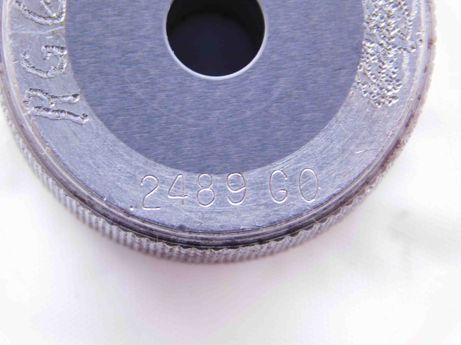 .2489 CARBIDE MASTER PLAIN BORE RING GAGE .2500 -.0011 UNDERSIZE 1/4 6.322 mm