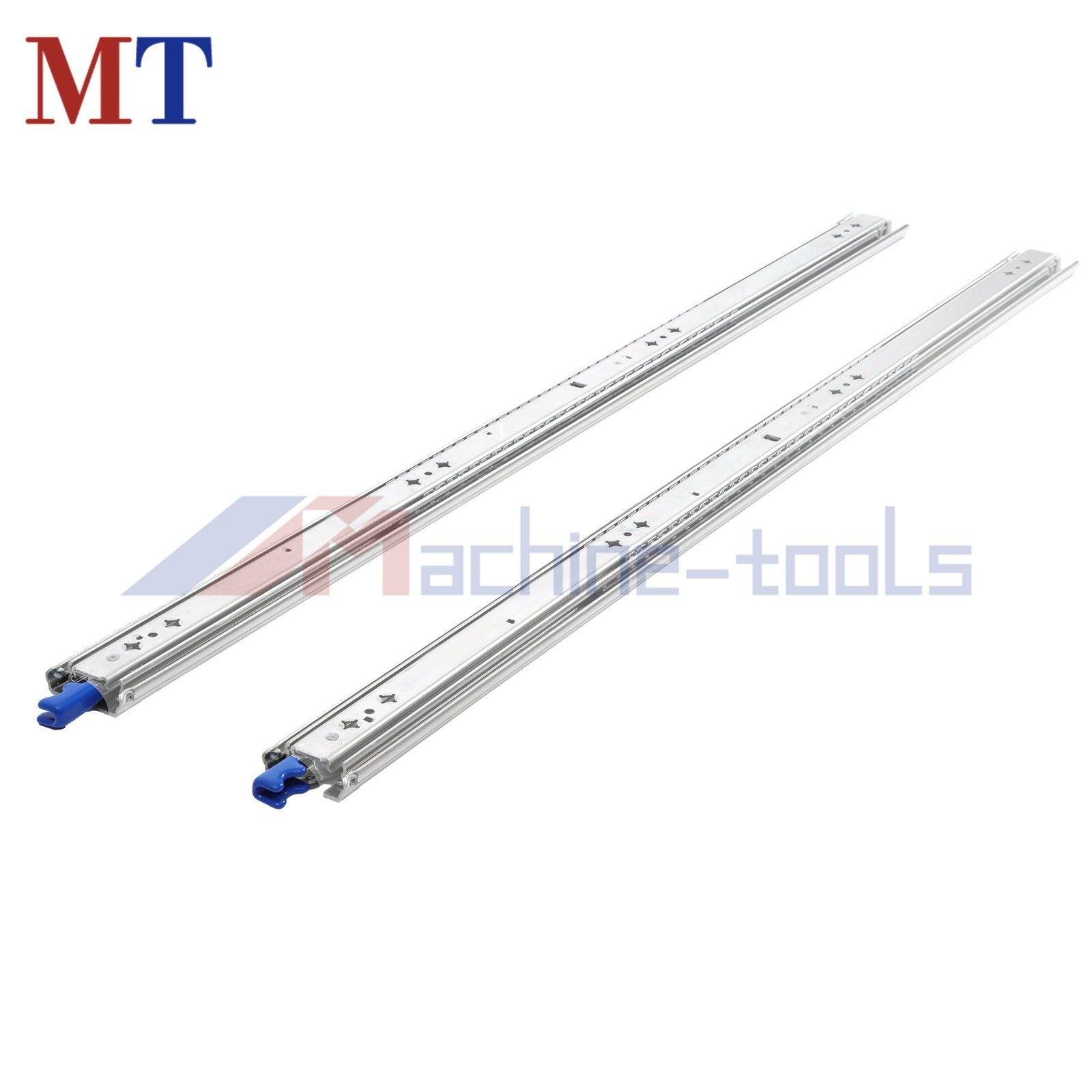 38" Drawer Slides With Locking Mechanism 250lb Full Extension Tool Box