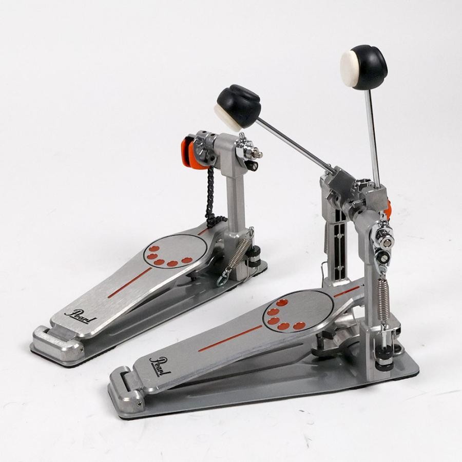 Pearl P-930 P-931 Demon Style Double Bass Drum Twin Pedal Kit Chain Drive Pedal