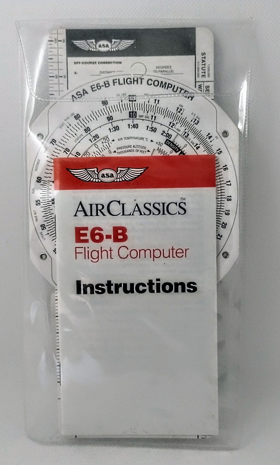ASA-E6-B Flight Computer (Fiberboard) E6B