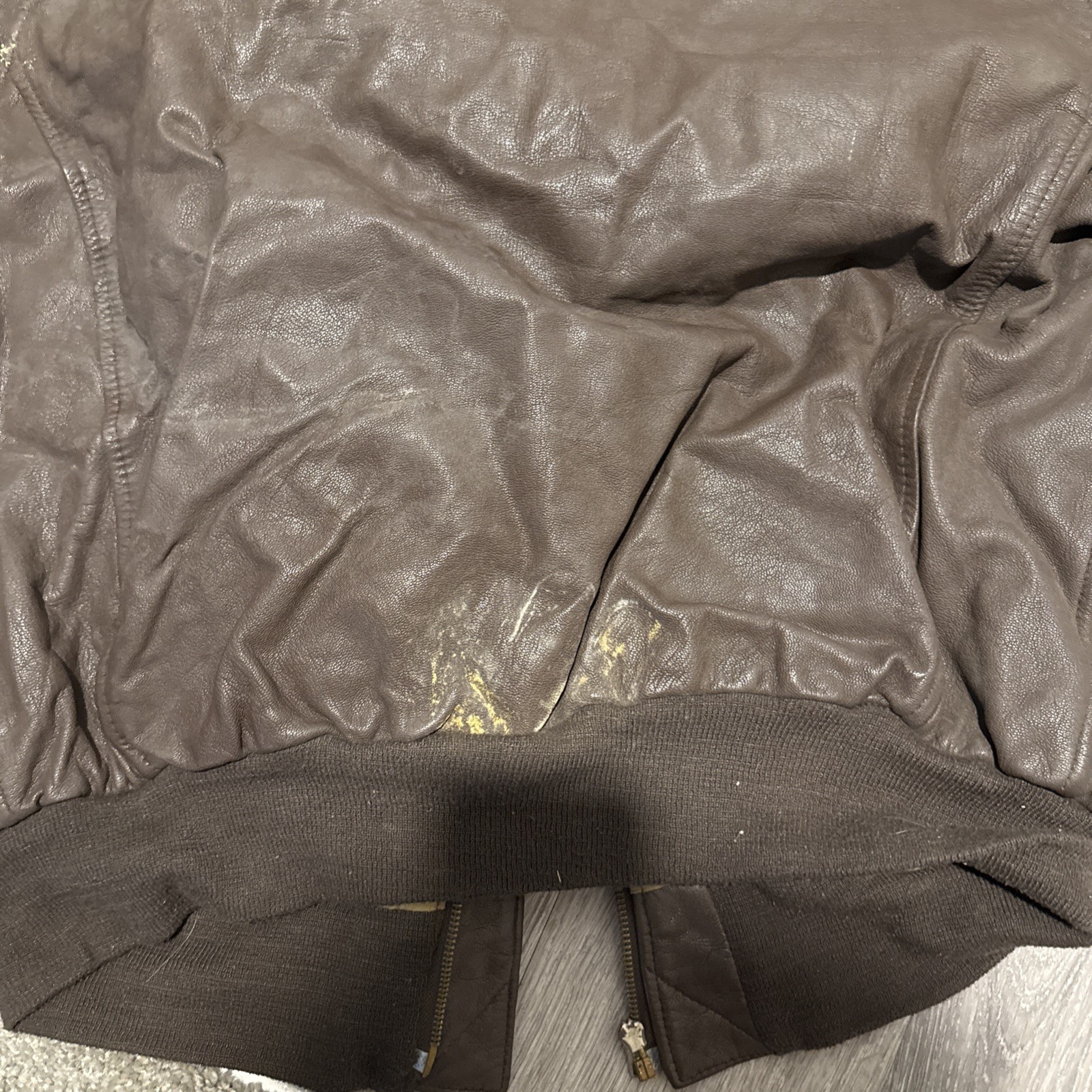USAF A-2 Leather Flight Jacket 44R OFFICIAL ISSUE