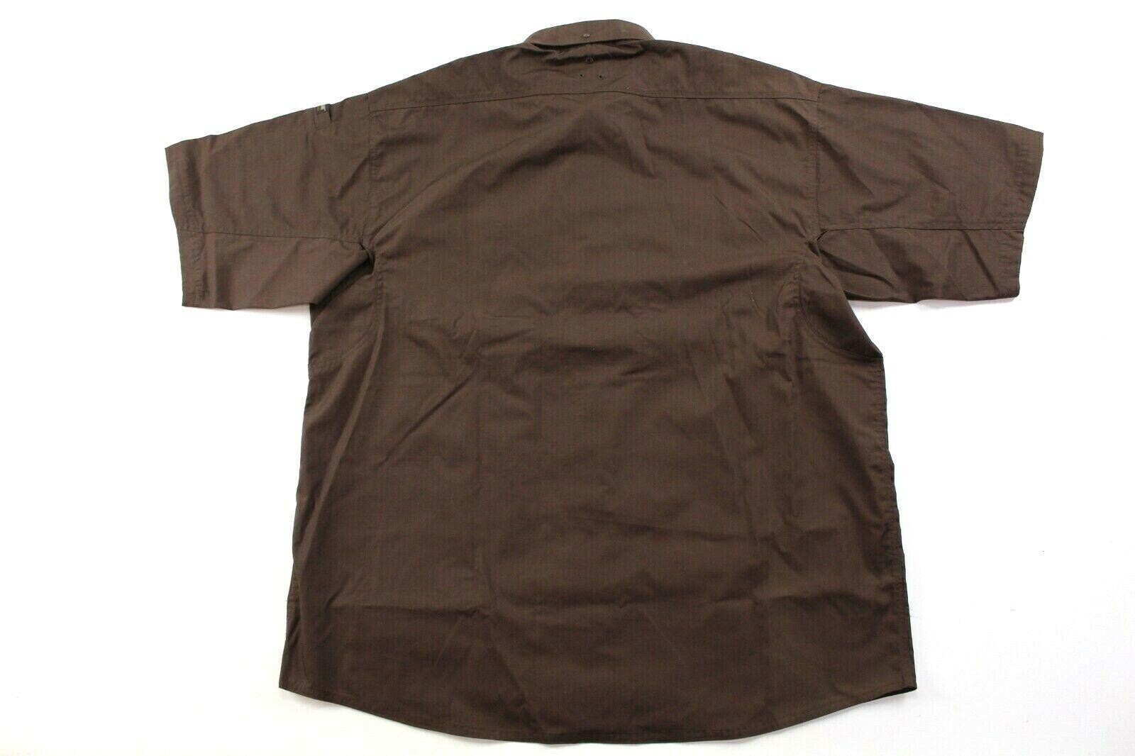 Small Blackhawk Chocolate Brown Short Sleeve Tactical Shirt