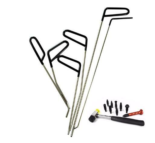 Paintless Dent Repair Rods,Auto Repair Kit, Hail Removal Hook Tools,Dent hammer