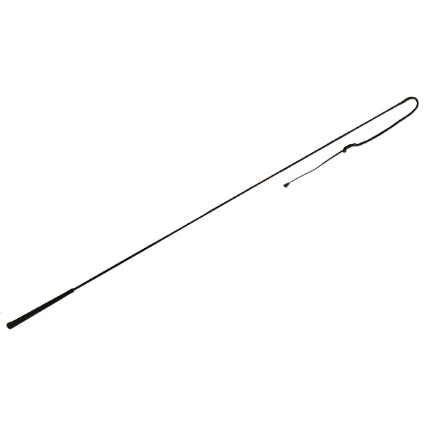 Whip 60" long rod with 10" Lash & 10" Popper Black #21010
