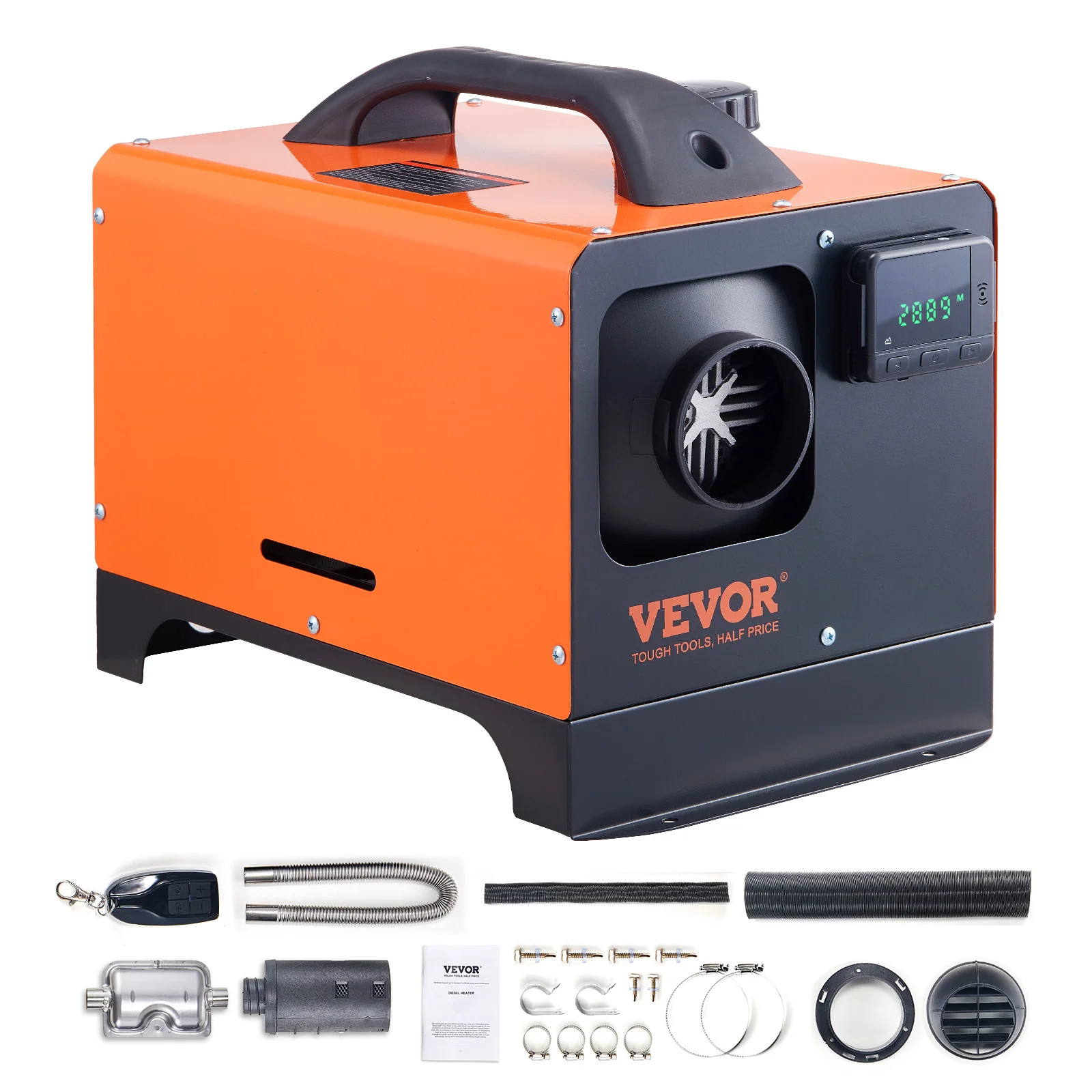 5KW Diesel Air Heater Muffler Diesel Heater Diesel Parking Heater Remote Control