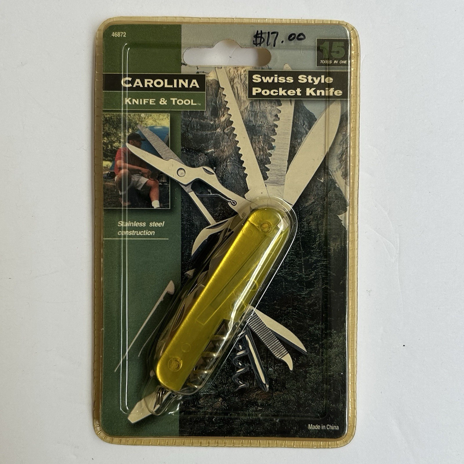 Carolina Knife & Tool Swiss Style Pocket Knife 15-in-1 Multi Tool New Sealed