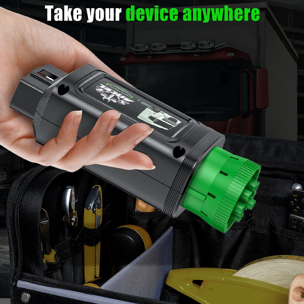 for Cummins CAT Engines DPF Regen Tool Heavy Duty Truck Scanner OBD2 Code Reader