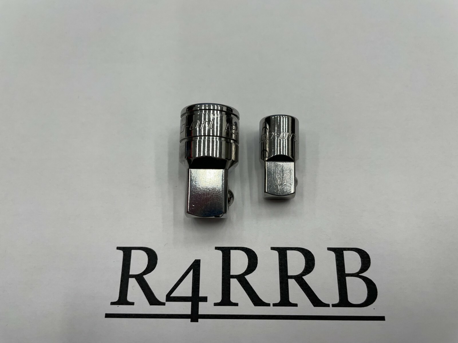 Snap-on Tools USA 2 Piece NEW Drive Chrome Adapter Extension Socket Lot Set