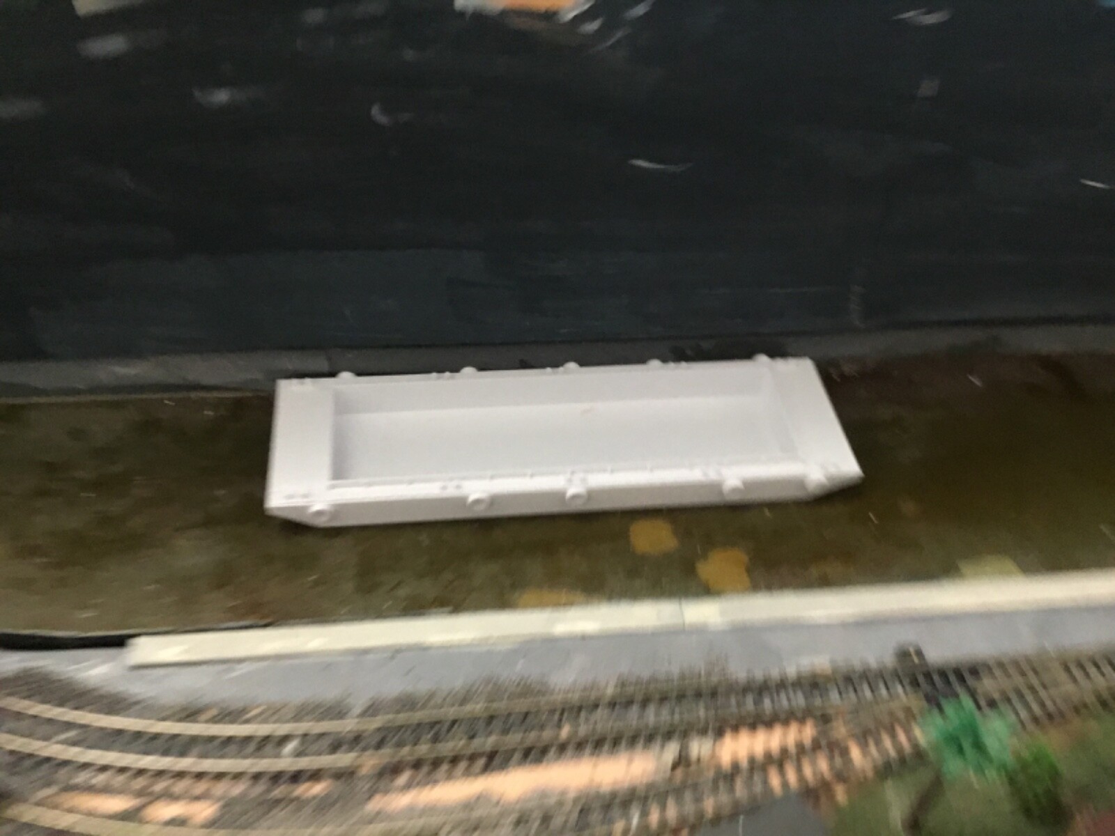 N scale OPEN TOP 100 FOOT BARGE 3-D PRINT UNPAINTED