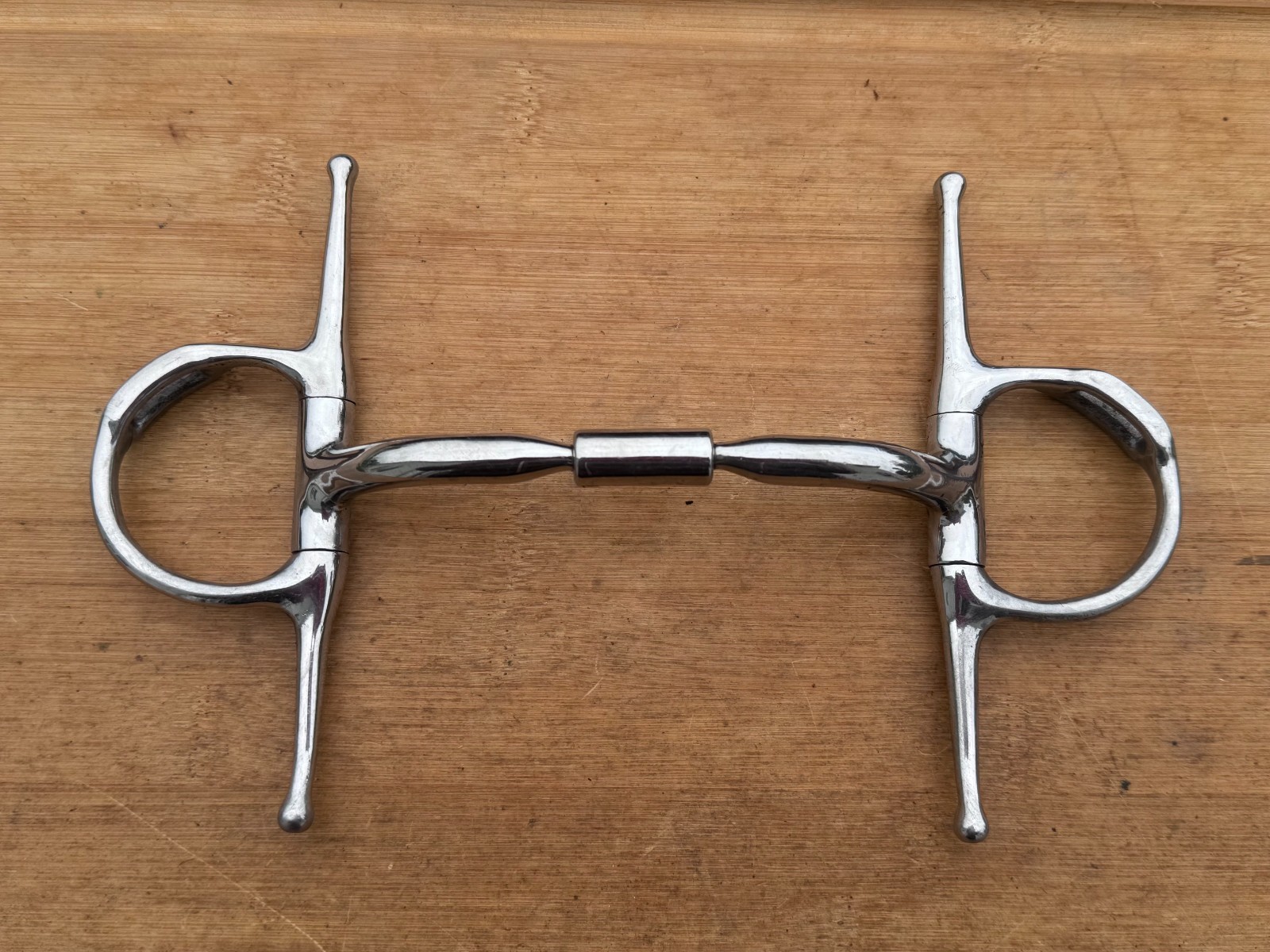 MYLER Full Cheek Wide Barrel English Comfort Bit w Hooks ~ MB02 ~ 5" Mouth