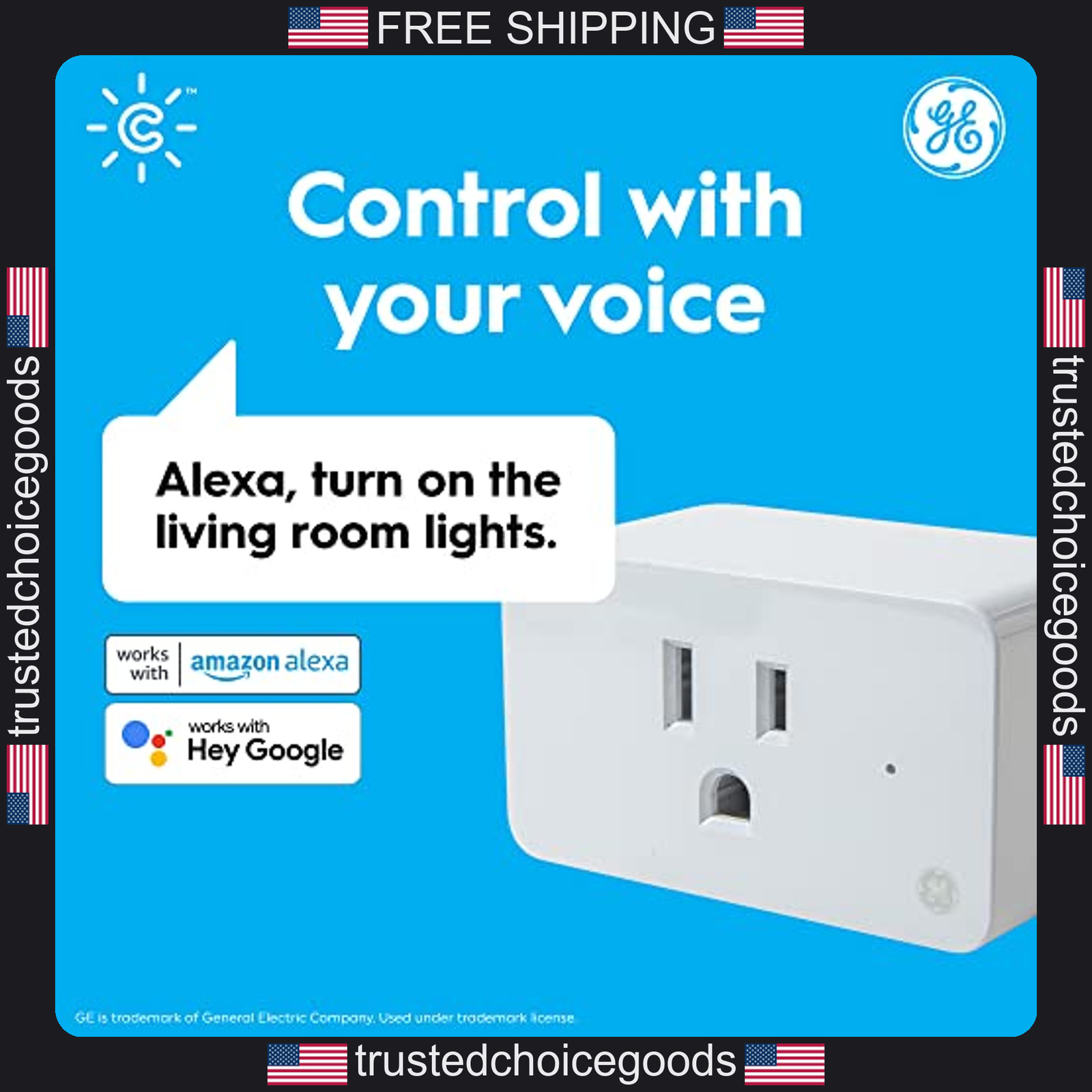 Smart WiFi Indoor Plug for Alexa Google Home Control