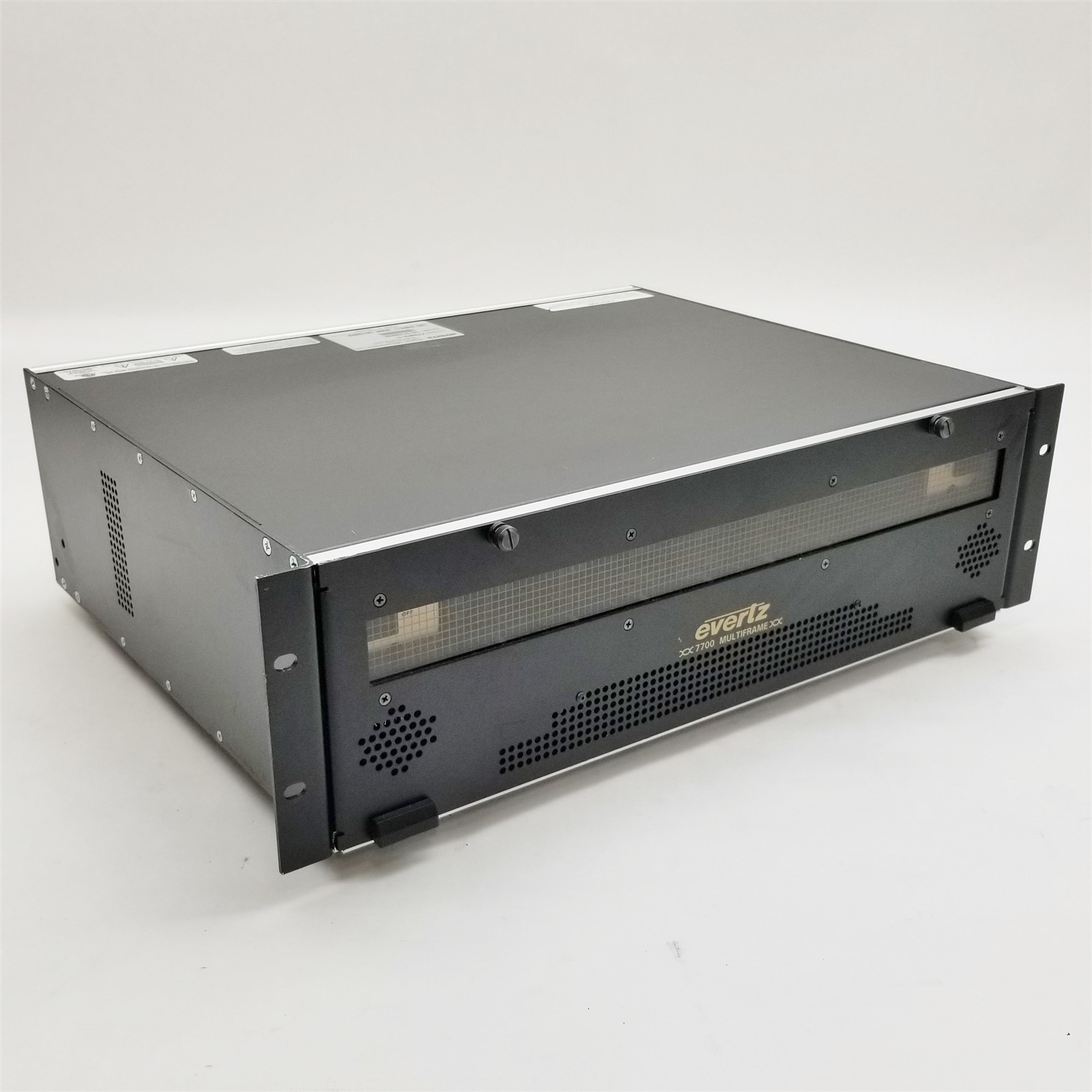 Evertz 7700FR-C Multiframe Chassis w/1*7700FC 6*7736CE2-A4 Module Controller