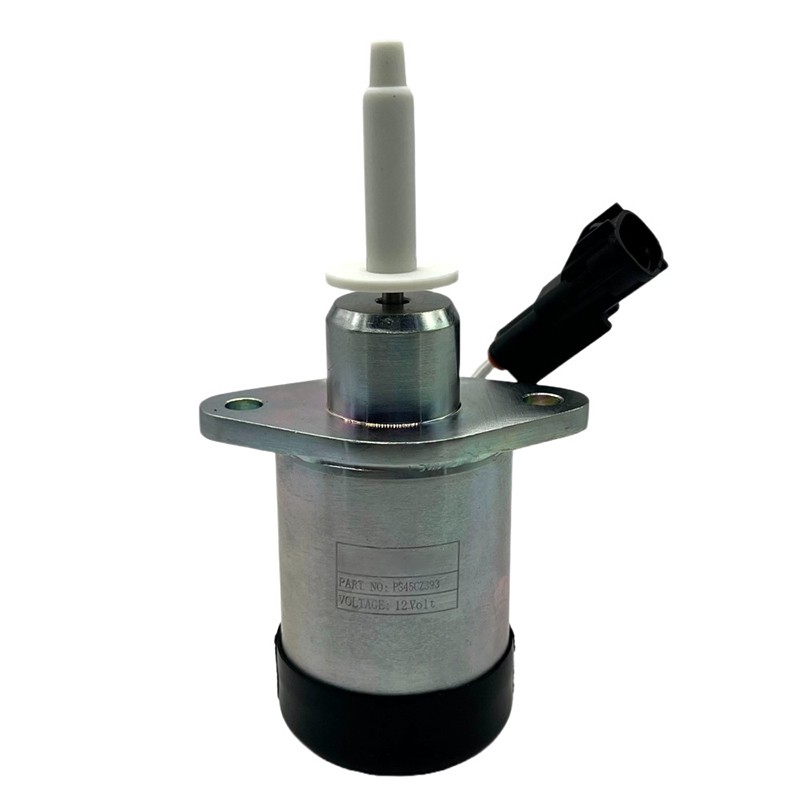 12V Fuel Shutoff Solenoid PS45CZ393 For VOLVO EC55 Excavator