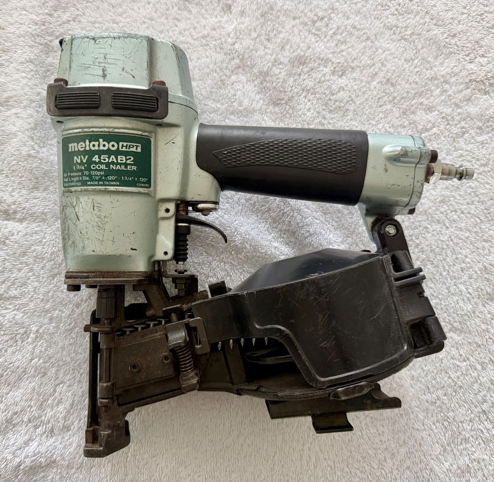 Metabo HPT NV45AB2 1.75 inch Coil Roofing Nailer FREE SHIPPING