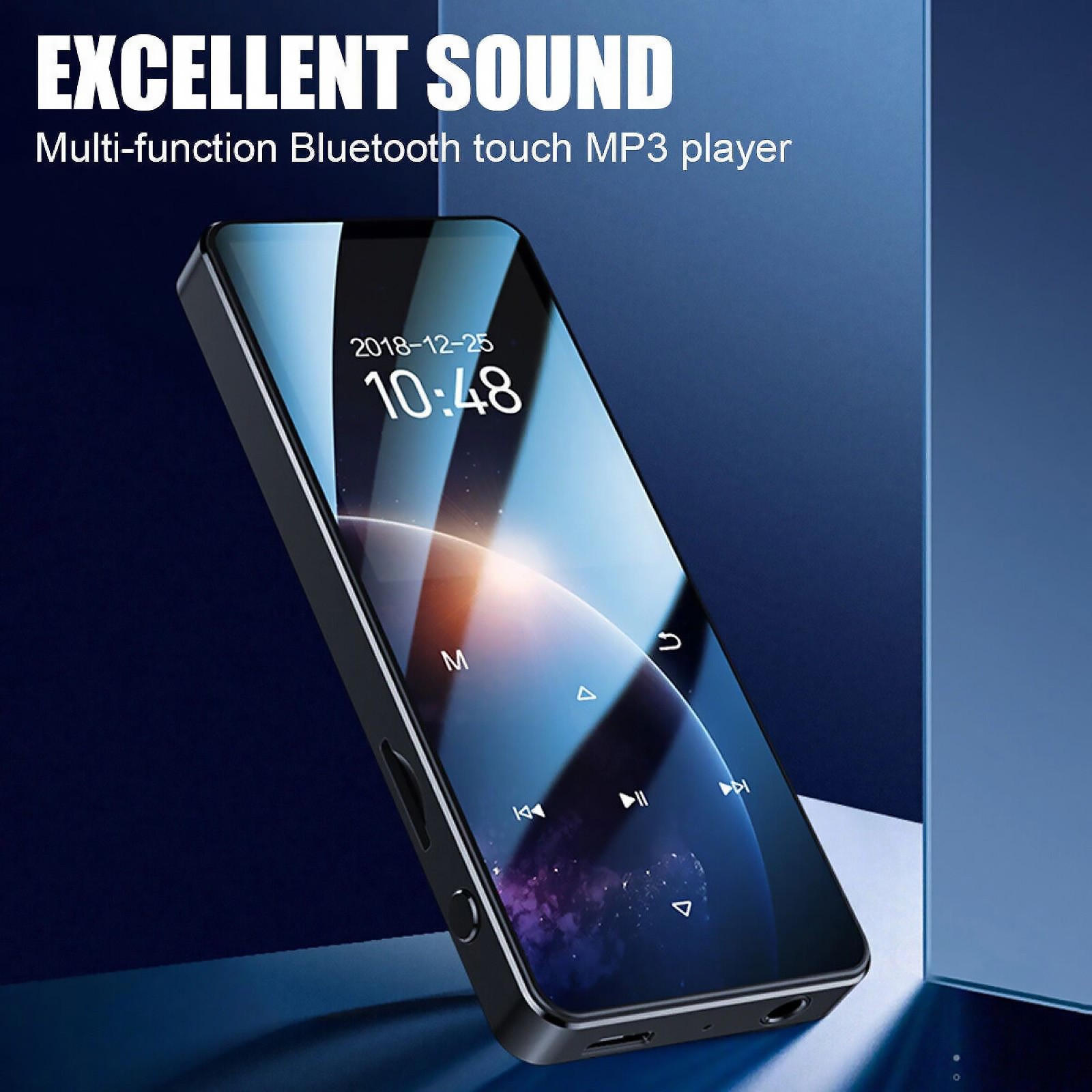 5.0 MP4/MP3 Player WIth 1.8-inch (diagonal) full-screen LED-backlit widescreen
