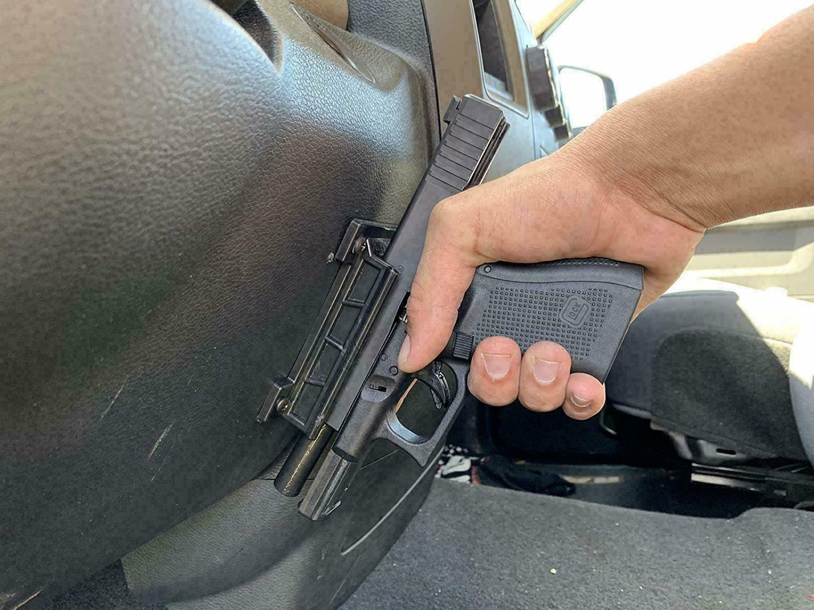 Tactical Concealed Magnet Mount Quick Draw Loaded Magnetic Gun Holster Holder