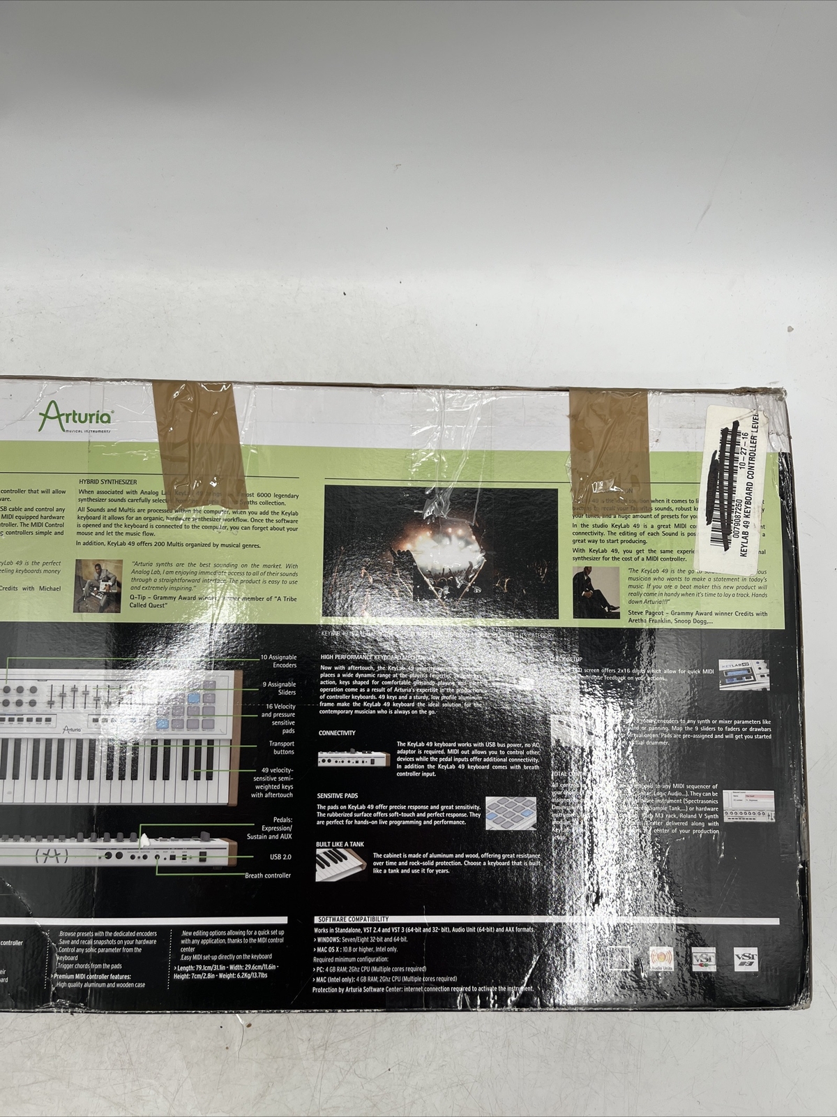 Arturia KeyLab 49 49-Note MIDI Keyboard Controller with Software Bundle
