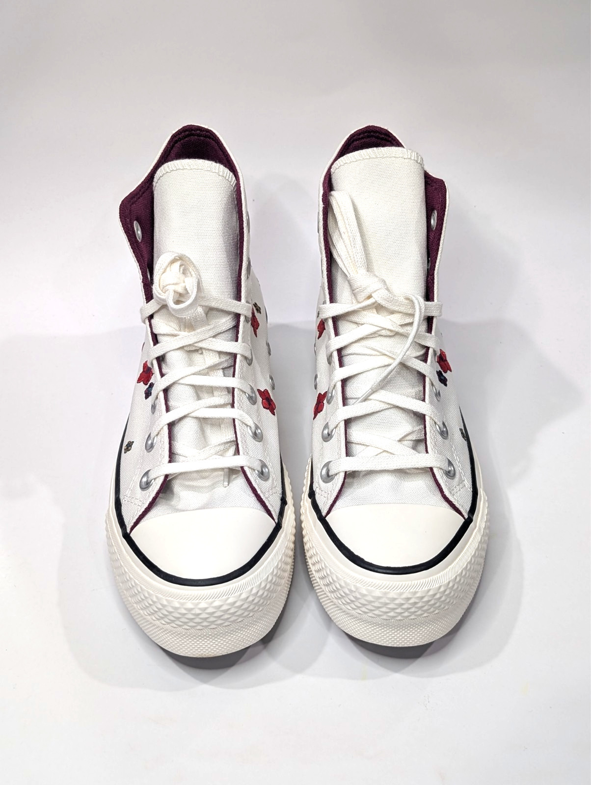 Converse CTAS Lift Egret/Red Women's Platform High Top Sneakers - Asst Sizes NWB