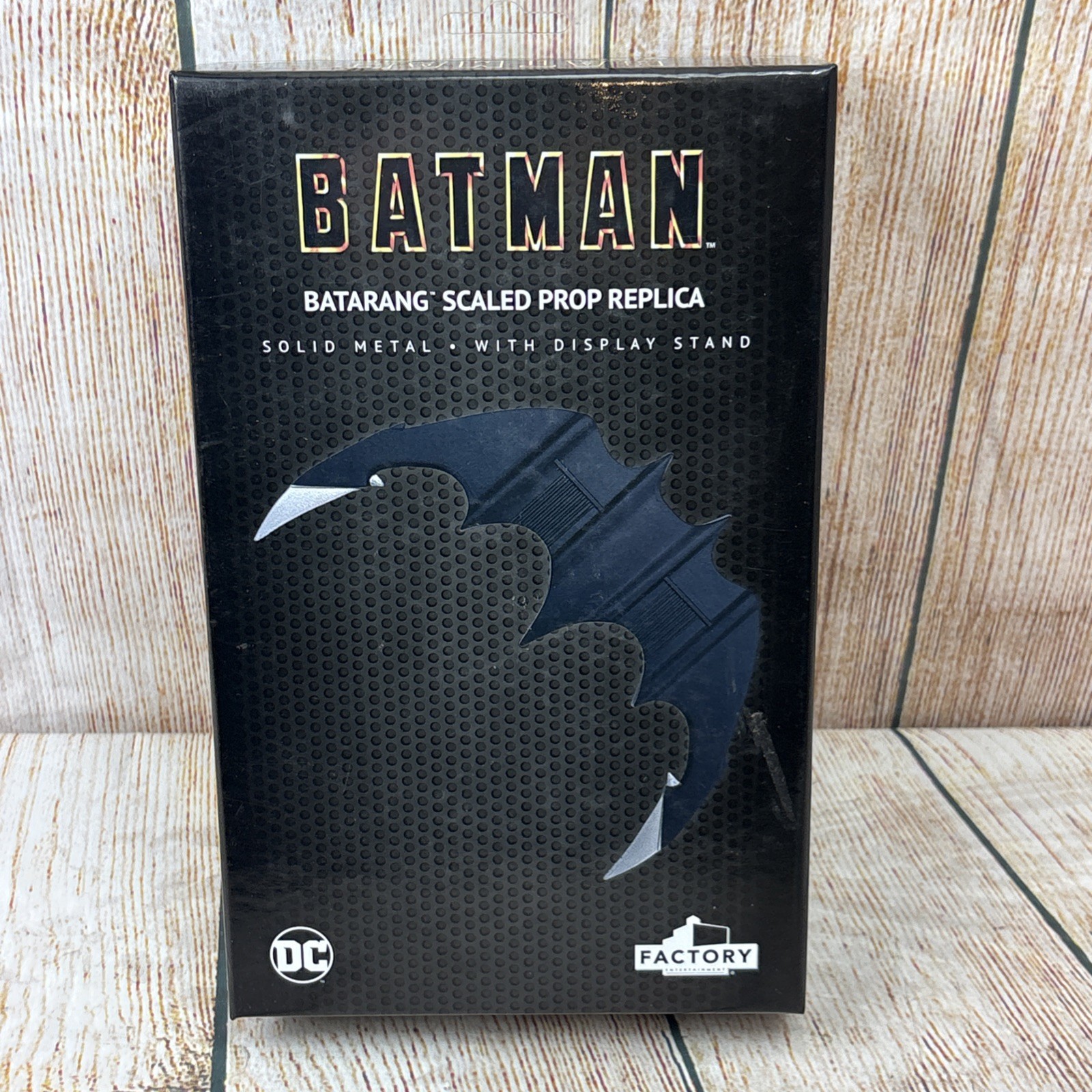 Batman Batarang Scaled Prop Replica With Display Stand DC
