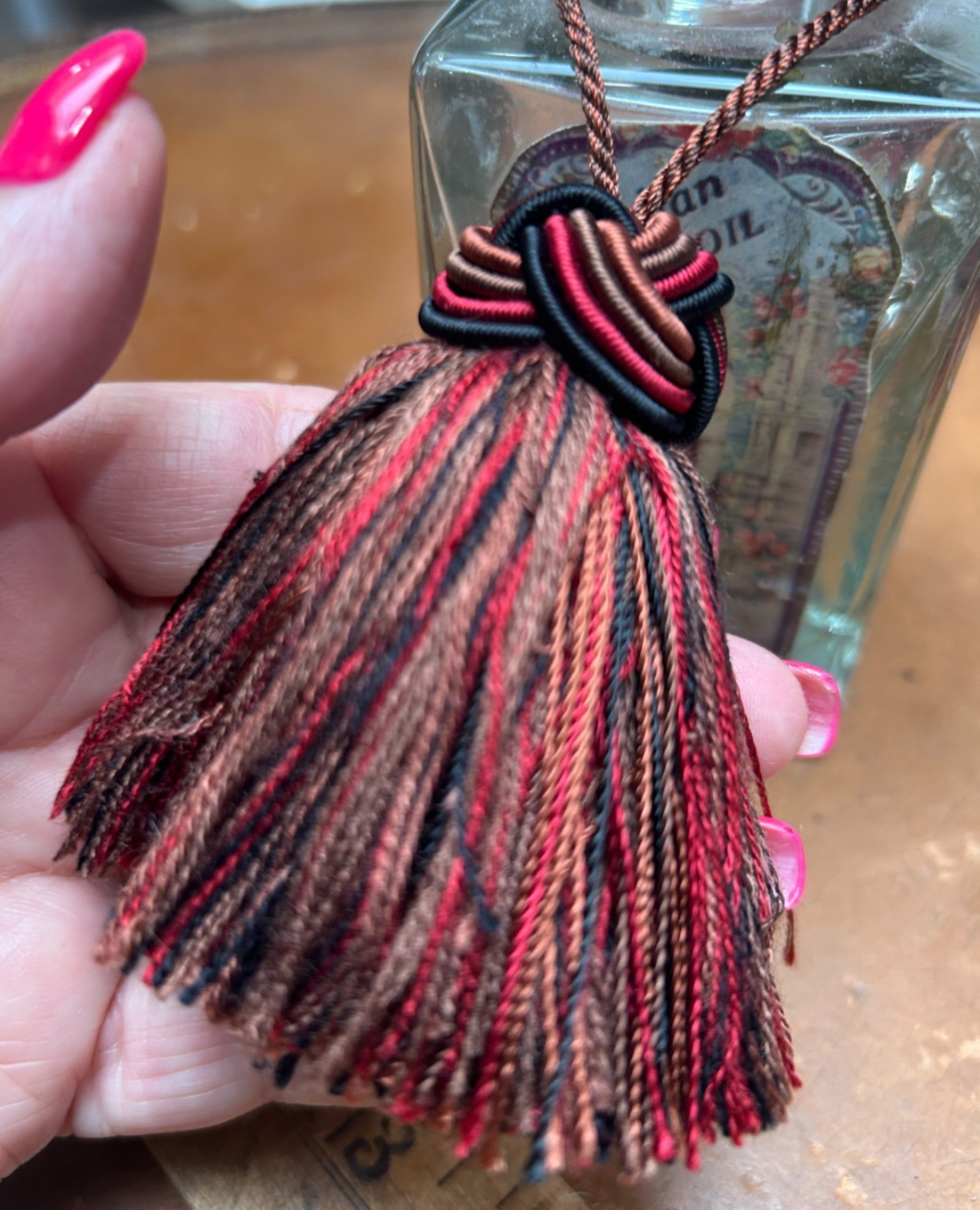 tassel soutache  3" rayon 1pc USA