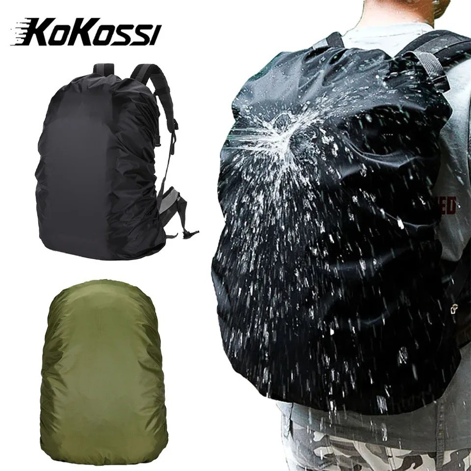 KoKossi 20-80L Waterproof Backpack Cover Nylon Rain Hiking Travel Cover