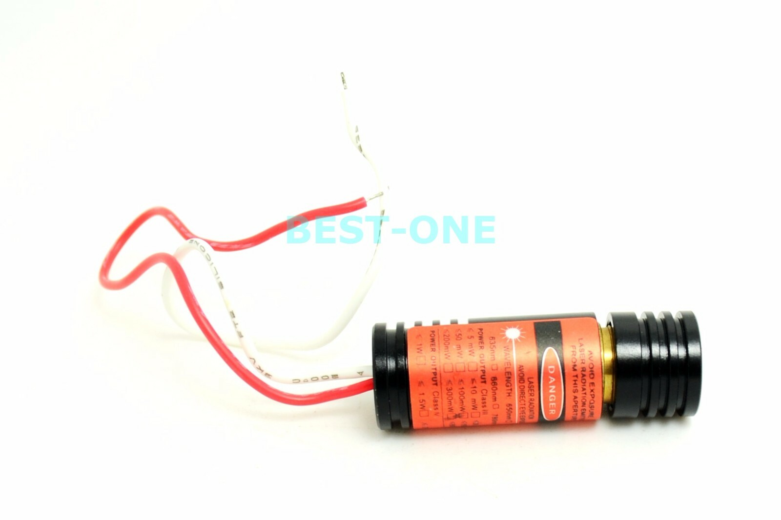 Industrial 650nm 100mW Red Laser Dot Module 14.5x45mm 3-5V DIY Adjusted