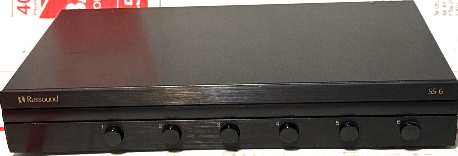 RUSSOUND SS-6   -6 SPEAKER SELECTOR SWITCH w/ PROTECTION -MADE IN USA! -