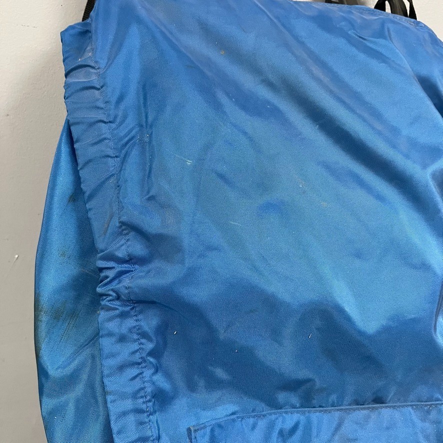 Vintage Coleman Peak 1 External Frame Hiking Backpack Blue Camping Pack Large