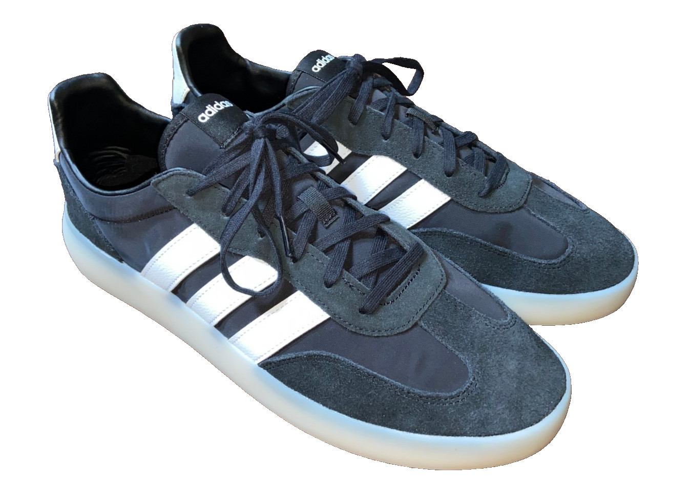ADIDAS BARREDA DECODE SNEAKERS SHOES MENS US SIZE 13 BLACK WHITE NEW