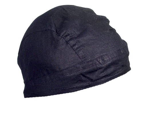 Zan Headgear Solid Flydanna Motorcycle Headwear-Black / One Size Fits Most