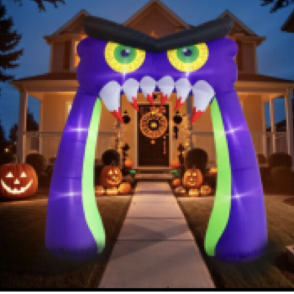 Drip Depot 10' Inflatable Halloween Owl Archway