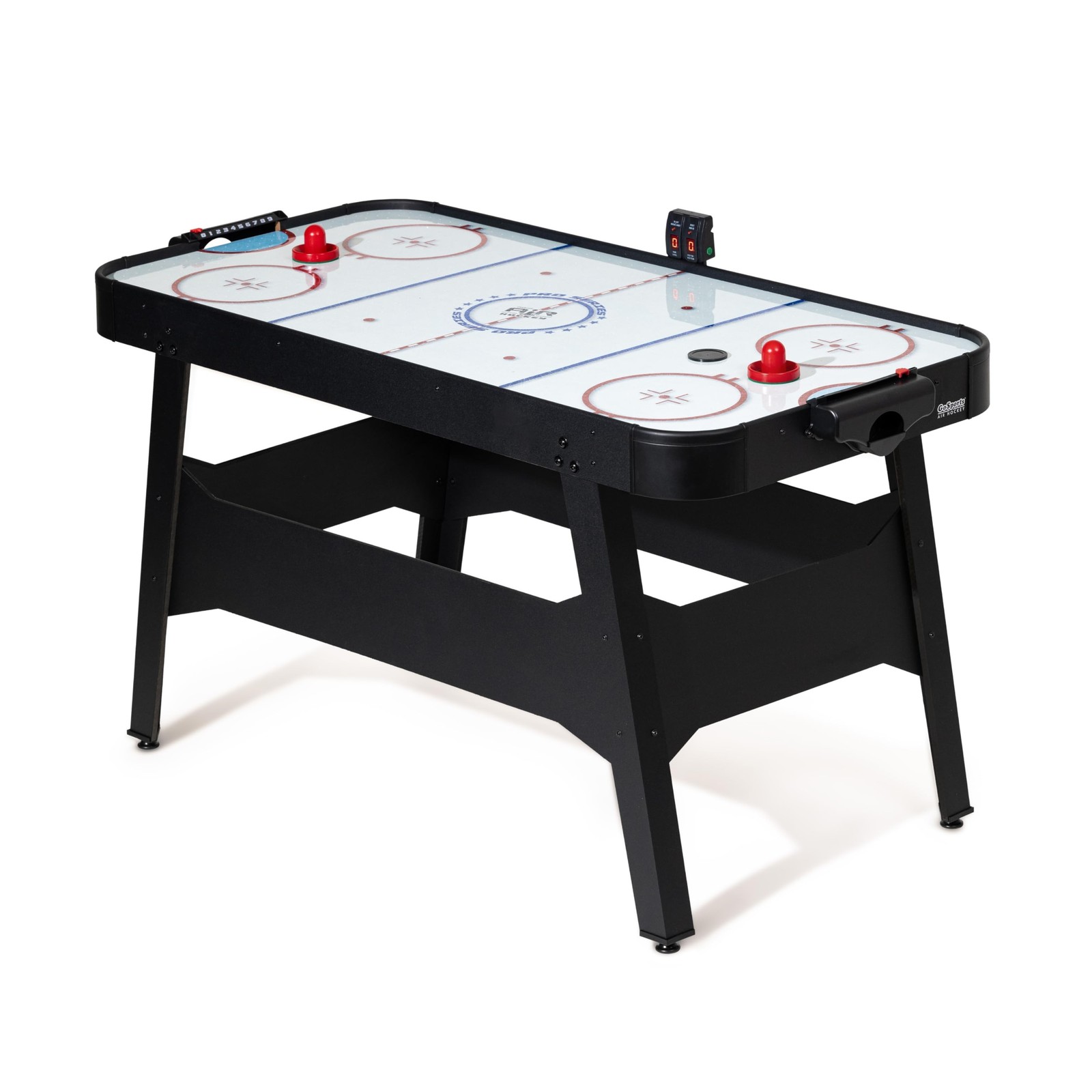 GoSports 54 Inch Air Hockey Arcade Table for Kids & Adults - Oak or Black - I...