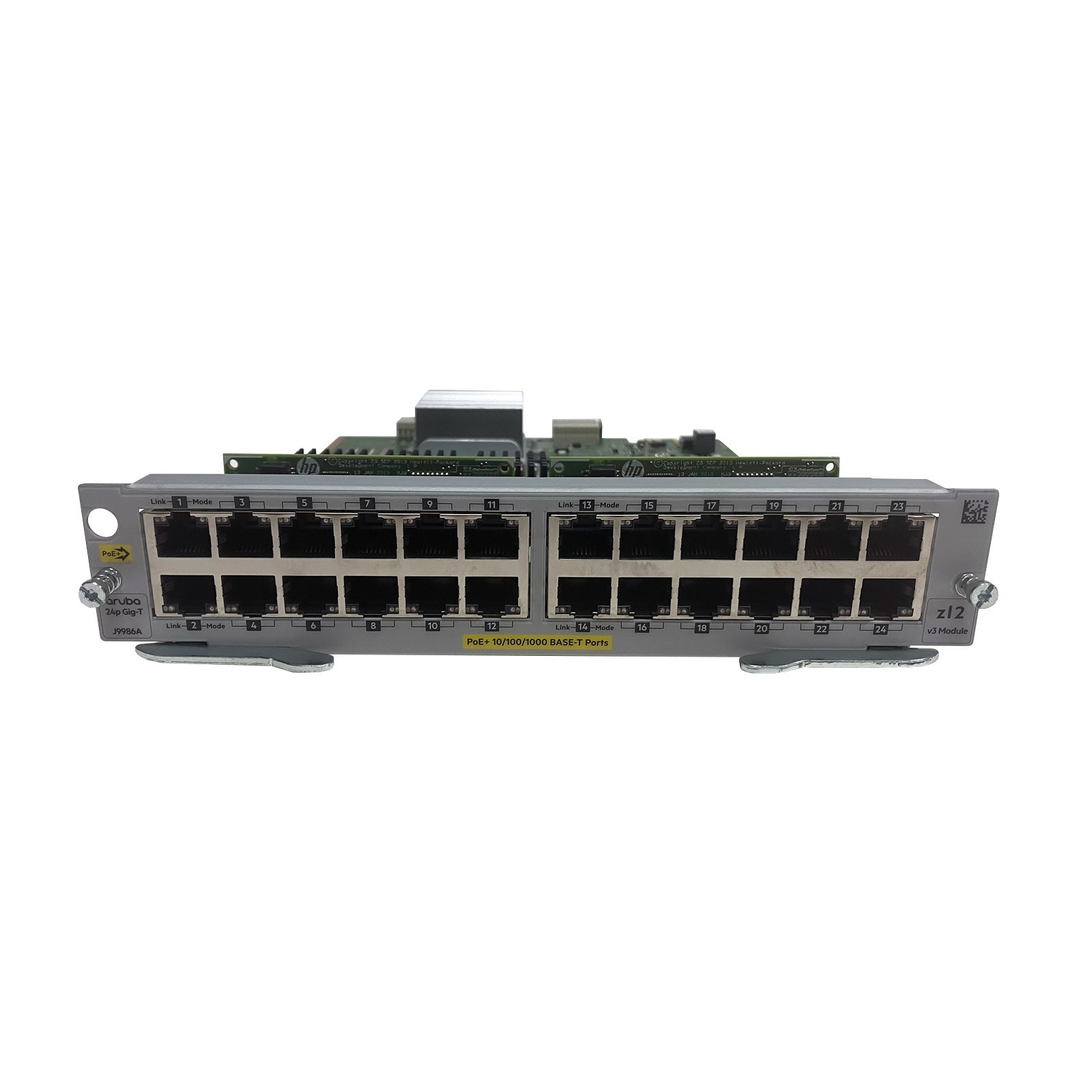 HPe J9986A Aruba 24 Port POE+ v3 ZL2 Module