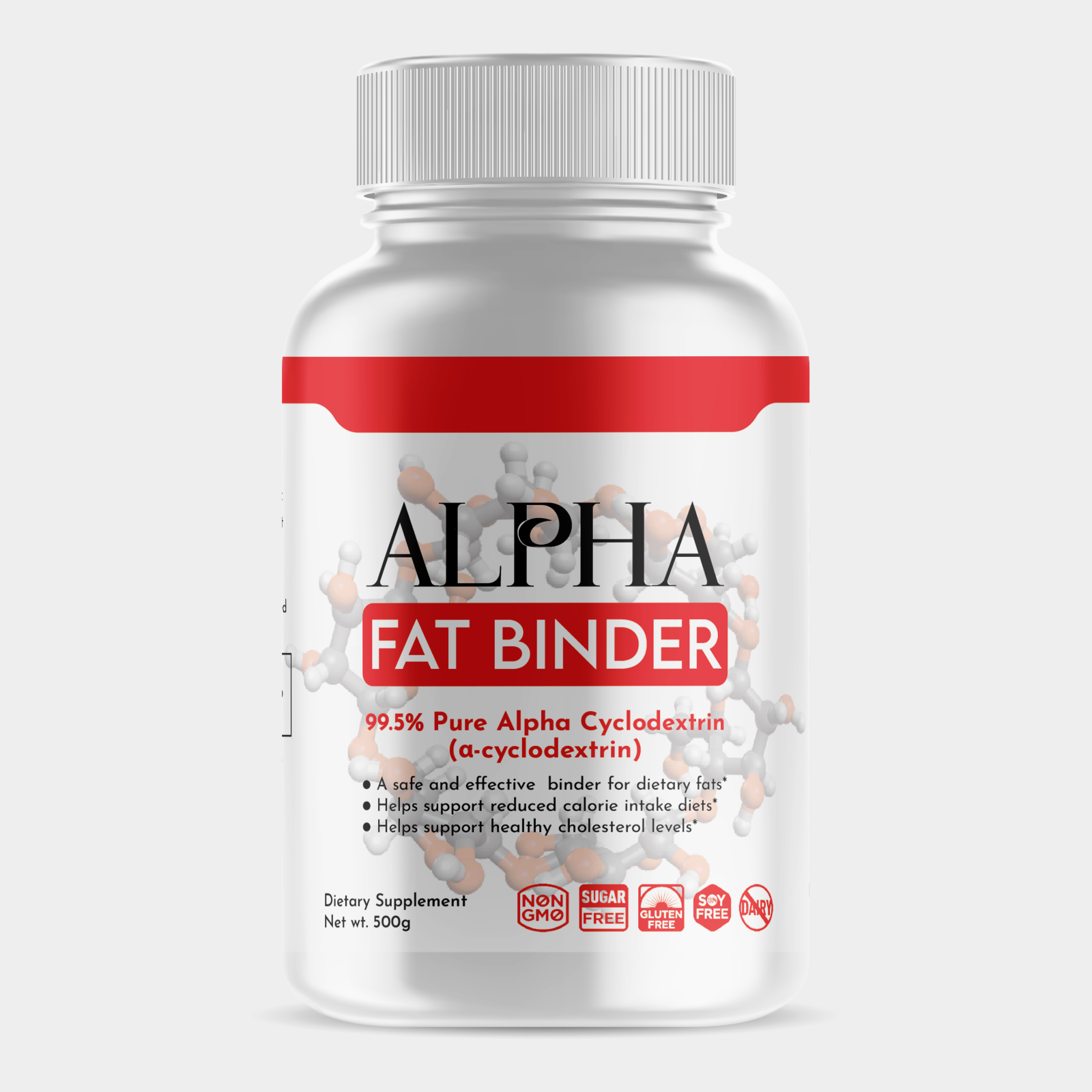 Pure α-Cyclodextrin: Alpha Fat Binding Complex. Weight Mngmt 250g.. 60 days!